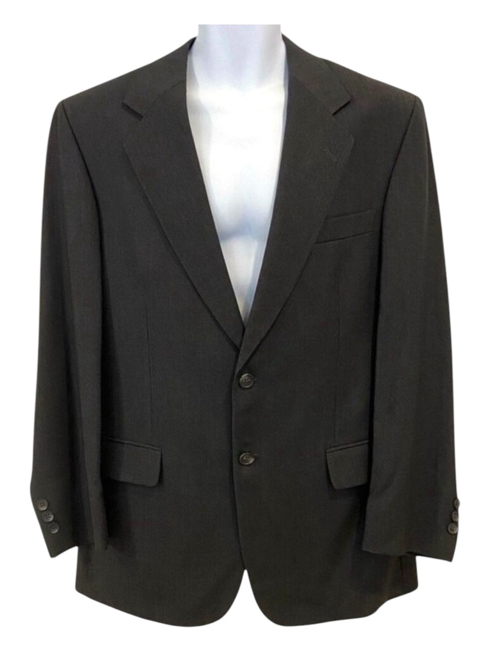 Oscar de la Renta Men 40R 100% Pure Virgin Wool Blazer Made in Canada